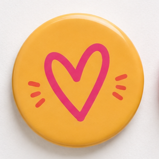 Pink Heart pin